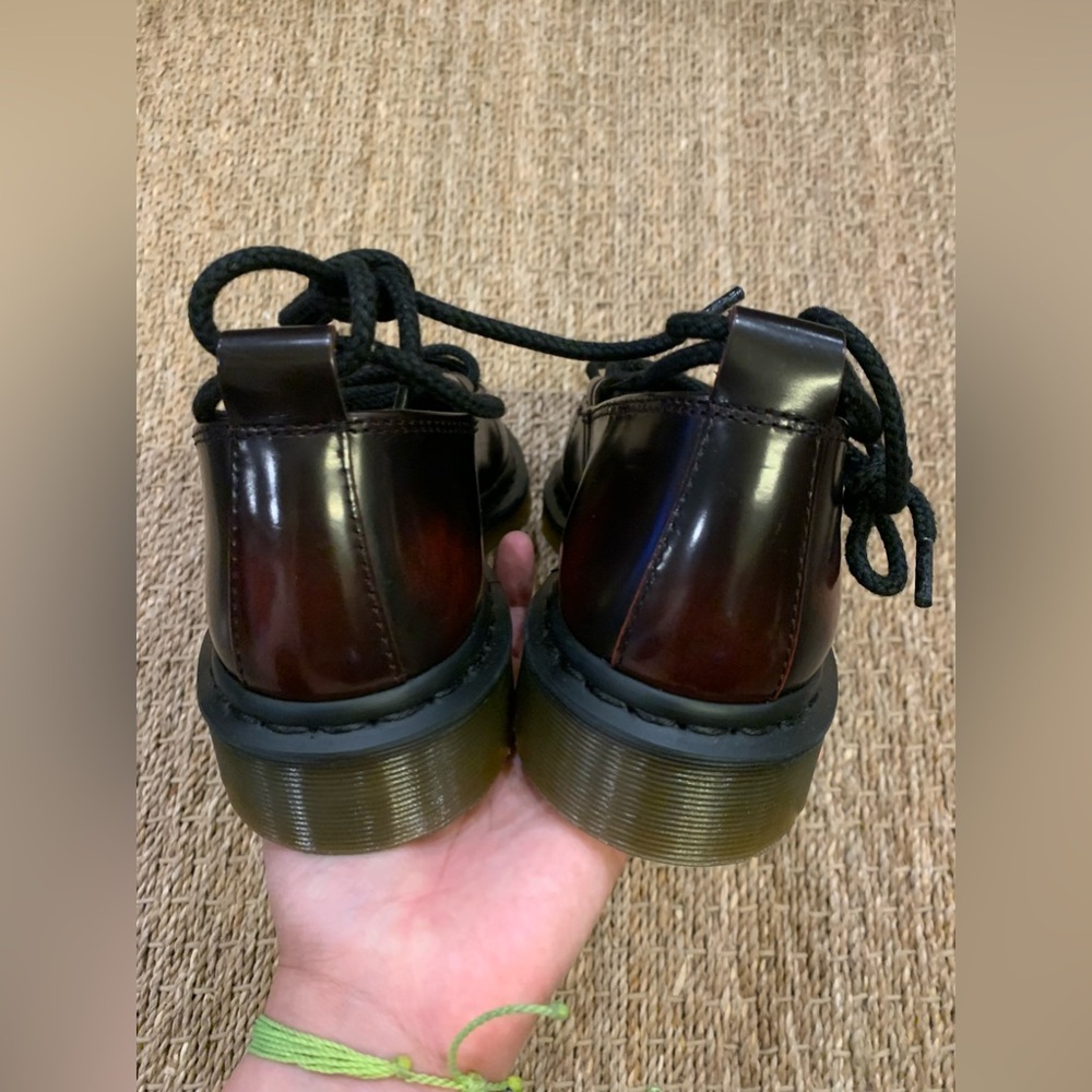 Dr Marten Elphie ll Cherry Red Leather Ballet Flats size 10 - Picture 8 of 15